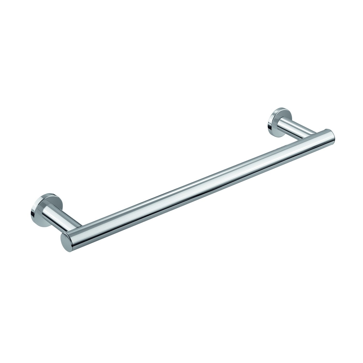 COSMIC Architect Single Towel Bar, Wall Mount, Brass Body, Chrome Finish, 16-5/16 x 1-11/16 x 3-1/4 Inches (2050164)