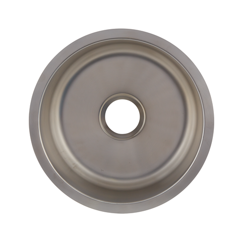 DAX Single Bowl Undermount Kitchen Sink, 18 Gauge Stainless Steel, Brushed Finish , 17-3/4 x 7-3/4 x 15-3/8 Inches (DAX-415)
