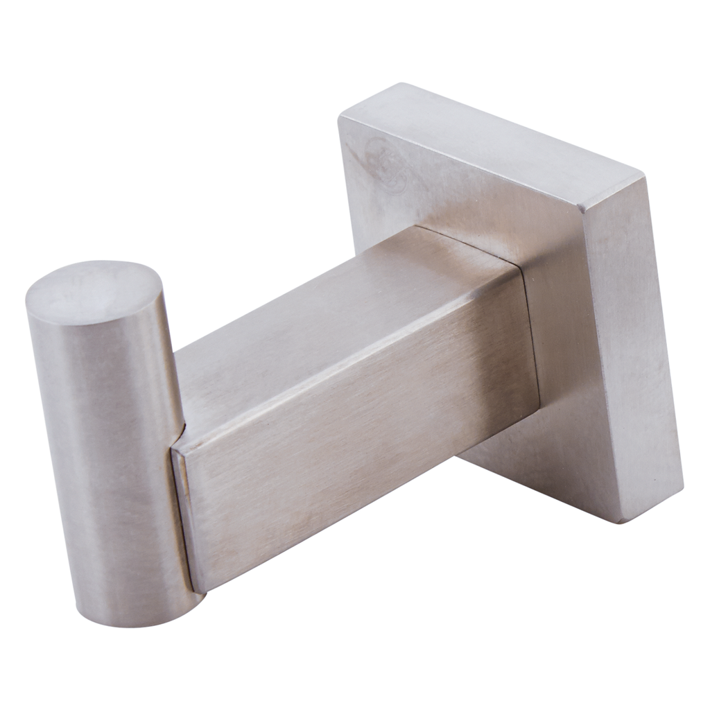 DAX Single Bathroom Hook, Wall Mount Stainless Steel, Polish Finish, 1-5/8 x 2 x 2-13/16 Inches (DAX-G0109-P)