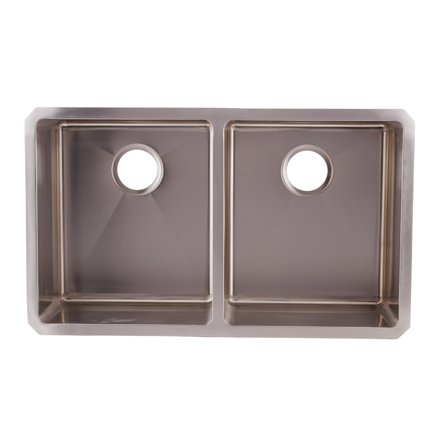 DAX 50/50 Double Bowl Undermount Kitchen Sink, 16 Gauge Stainless Steel, Brushed Finish , 32 x 9 x 19 Inches (DAX-3118B)