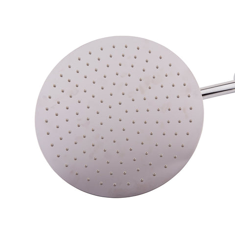 DAX Round Rain Shower Head, Ultra Thin, Brass Body, Chrome Finish (D-1230-CR)