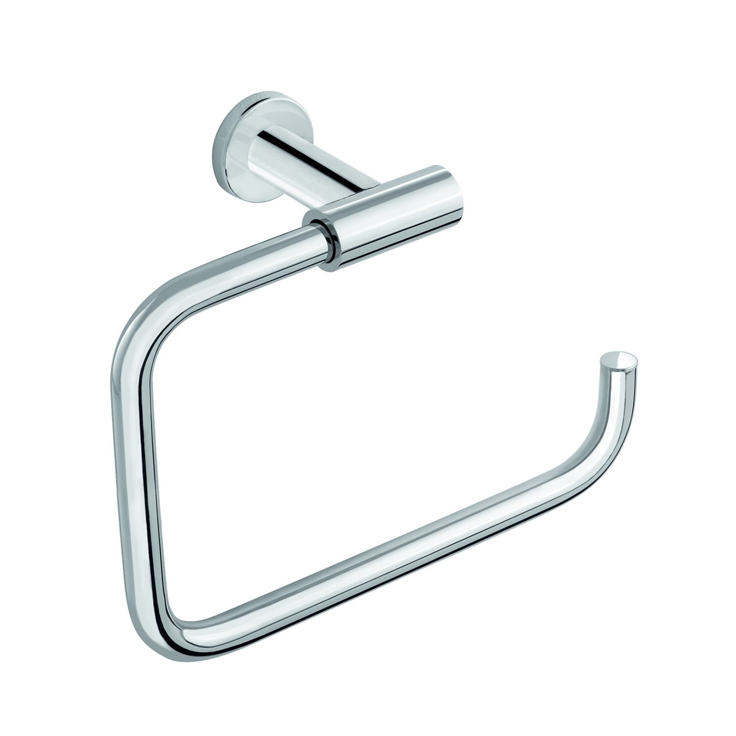 COSMIC Architect Towel Ring, Wall Mount, Brass Body, Chrome Finish, 8-7/8 x 6-5/16 x 3-3/8 Inches (2050172)