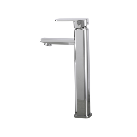 DAX Single Handle Vessel Sink Bathroom Faucet, Brass Body, Chrome Finish, 5-15/16 x 11-15/16 Inches (DAX-8510B-CR)