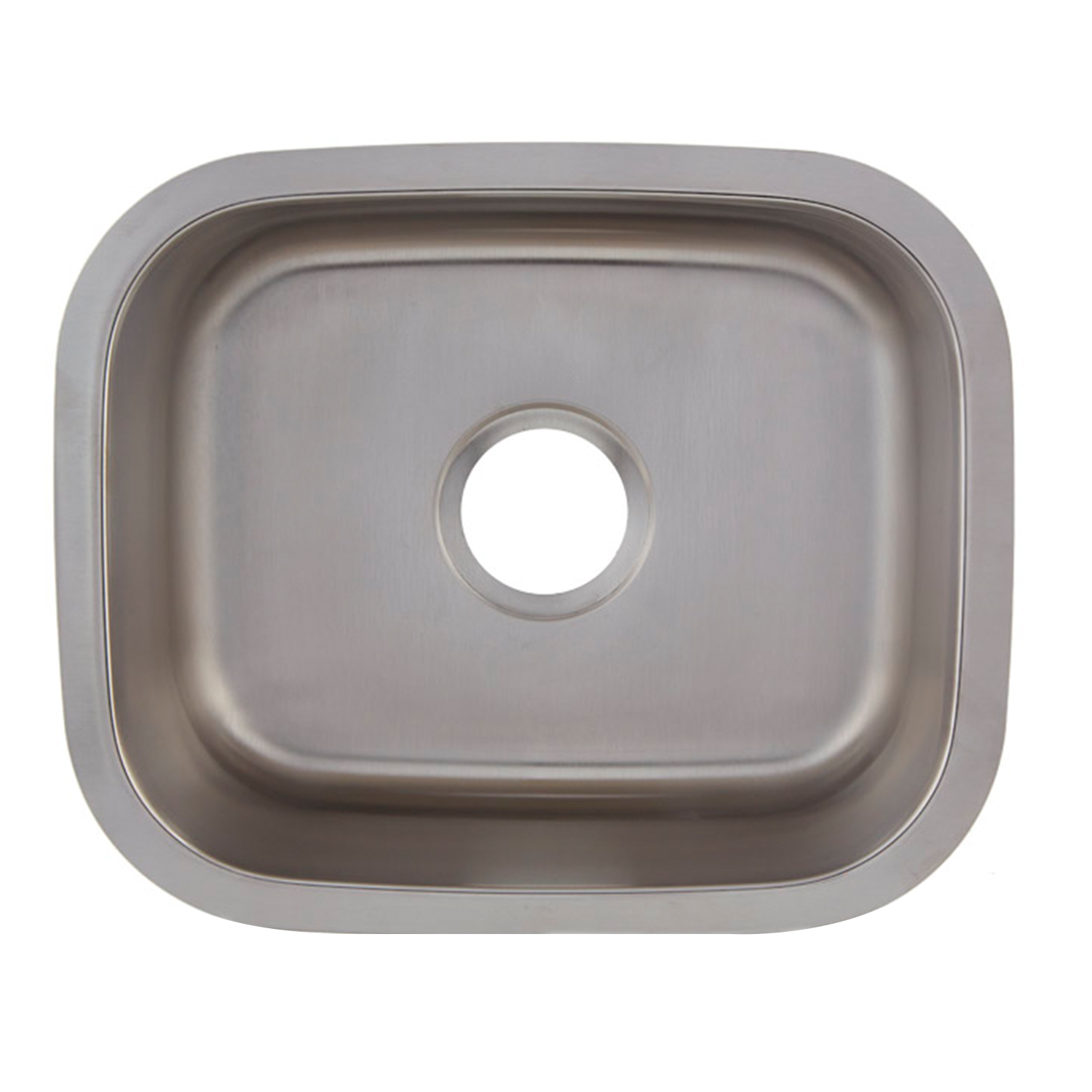 DAX Single Bowl Undermount Kitchen Sink, 18 Gauge Stainless Steel, Brushed Finish , 18 x 7 x 15 (DAX-1815)