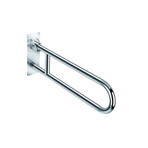 COSMIC Architect Hinged Grab Bar, Bathroom Bathtub and Shower Safety, Brass Body, Chrome Finish, 29-1/2 x 11-13/16 x 29-1/2 Inches (2900217)