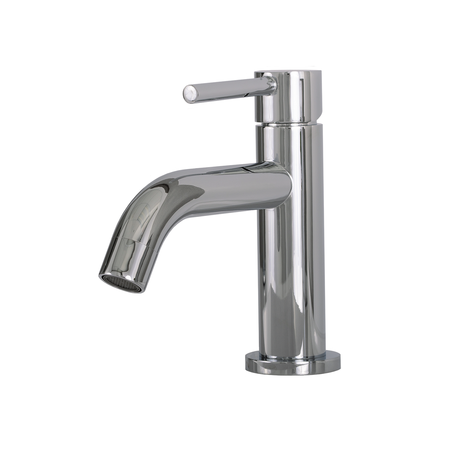 DAX Single Handle Bathroom Faucet, Brass Body, Chrome Finish, 4-15/16 x 6-1/8 Inches (DAX-119-CR)