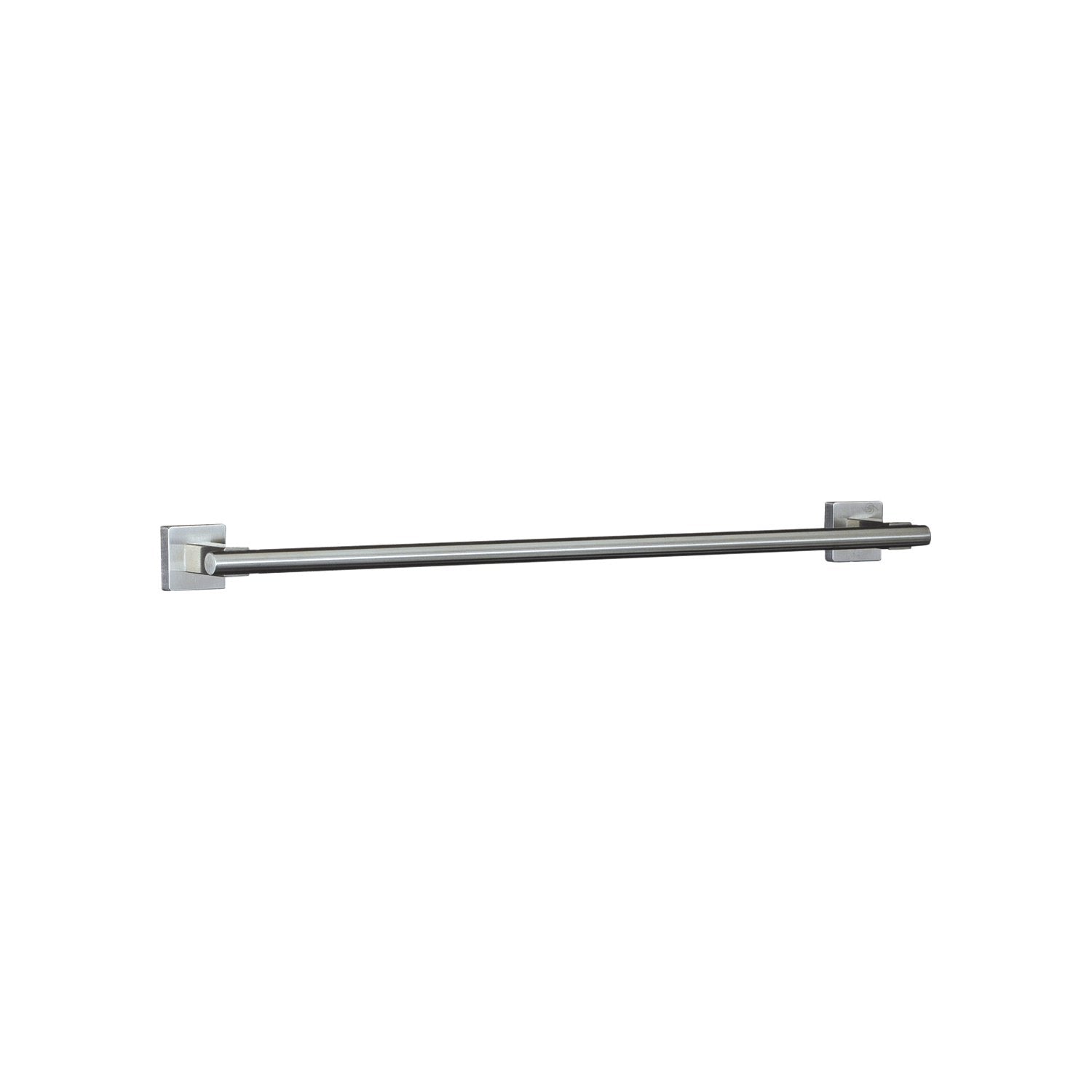 DAX Single Towel Bar, Wall Mount Stainless Steel, Polish Finish, 23-7/16 x 1-5/8 x 2-13/16 Inches (DAX-G0103-P-24)