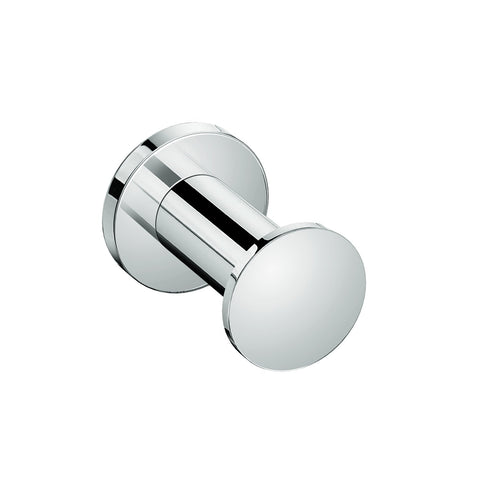 COSMIC Architect Single Bathroom Hook, Wall Mount, Brass Body, Chrome Finish, íÖ1-9/16 x 2 Inches (2050121)