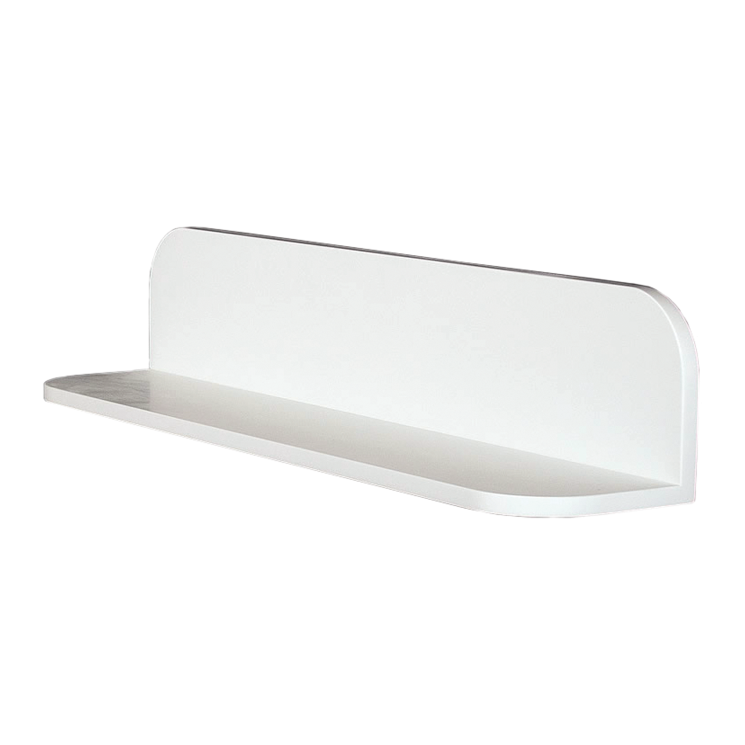 DAX Solid Surface Bathroom Shelf, Wall Mount, White Matte Finish, 23-5/8 x 4-3/4 x 4-3/4 Inches (DAX-AB-1560-24)