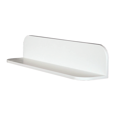 DAX Solid Surface Bathroom Shelf, Wall Mount, White Matte Finish, 23-5/8 x 4-3/4 x 4-3/4 Inches (DAX-AB-1560-24)