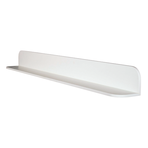 DAX Solid Surface Bathroom Shelf, Wall Mount, White Matte Finish, 47-1/4 x 4-3/4 x 4-3/4 Inches (DAX-AB-1560-47)