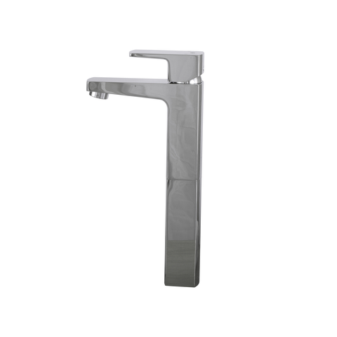 DAX Single Handle Vessel Sink Bathroom Faucet, Brass Body, Chrome Finish, 4-13/16 x 12-5/8 Inches (DAX-8269B)