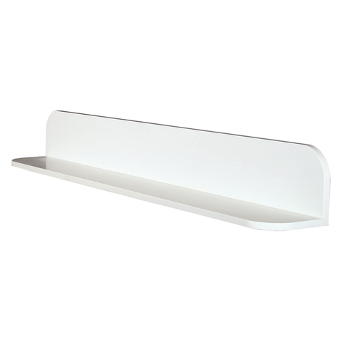 DAX Solid Surface Bathroom Shelf, Wall Mount, White Matte Finish, 35-7/16 x 4-3/4 x 4-3/4 Inches (DAX-AB-1560-35)