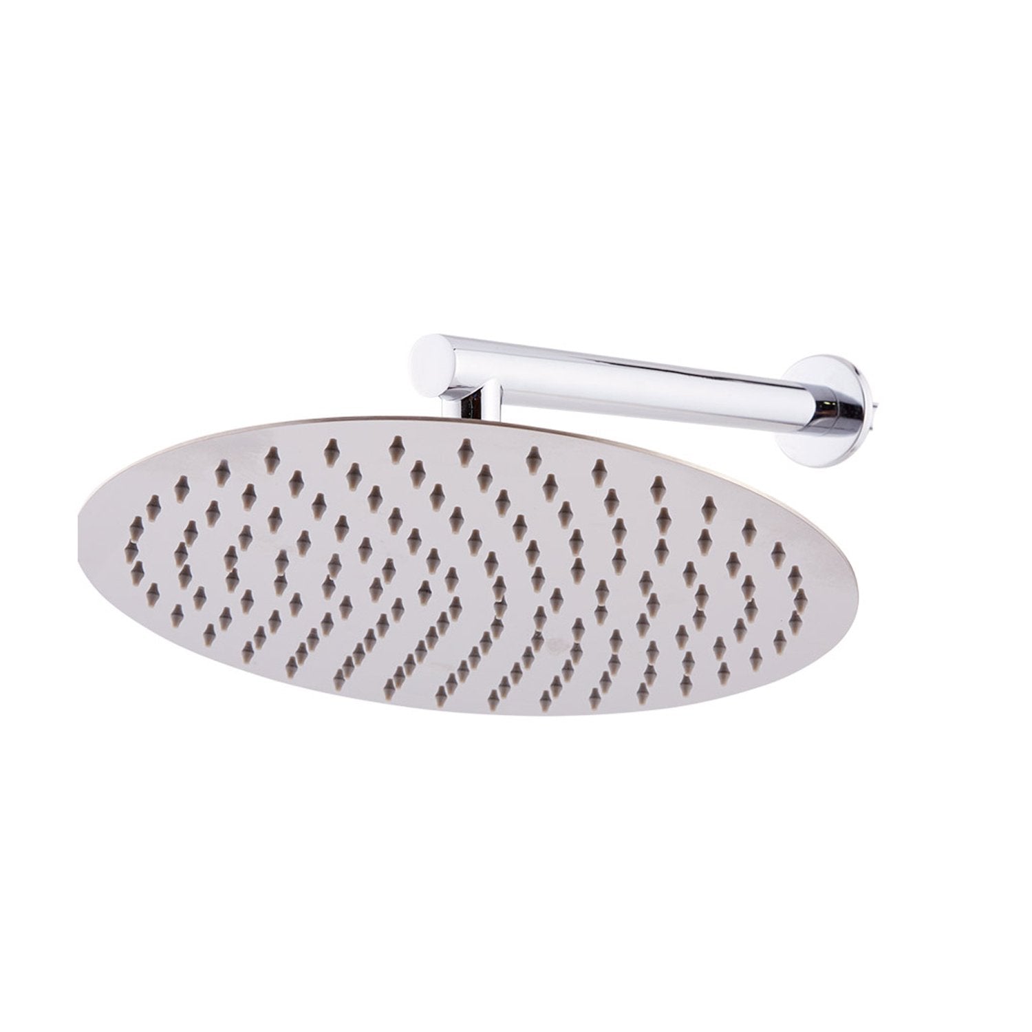 DAX Round Rain Shower Head, Ultra Thin, Brass Body, Chrome Finish (D-1220-CR)