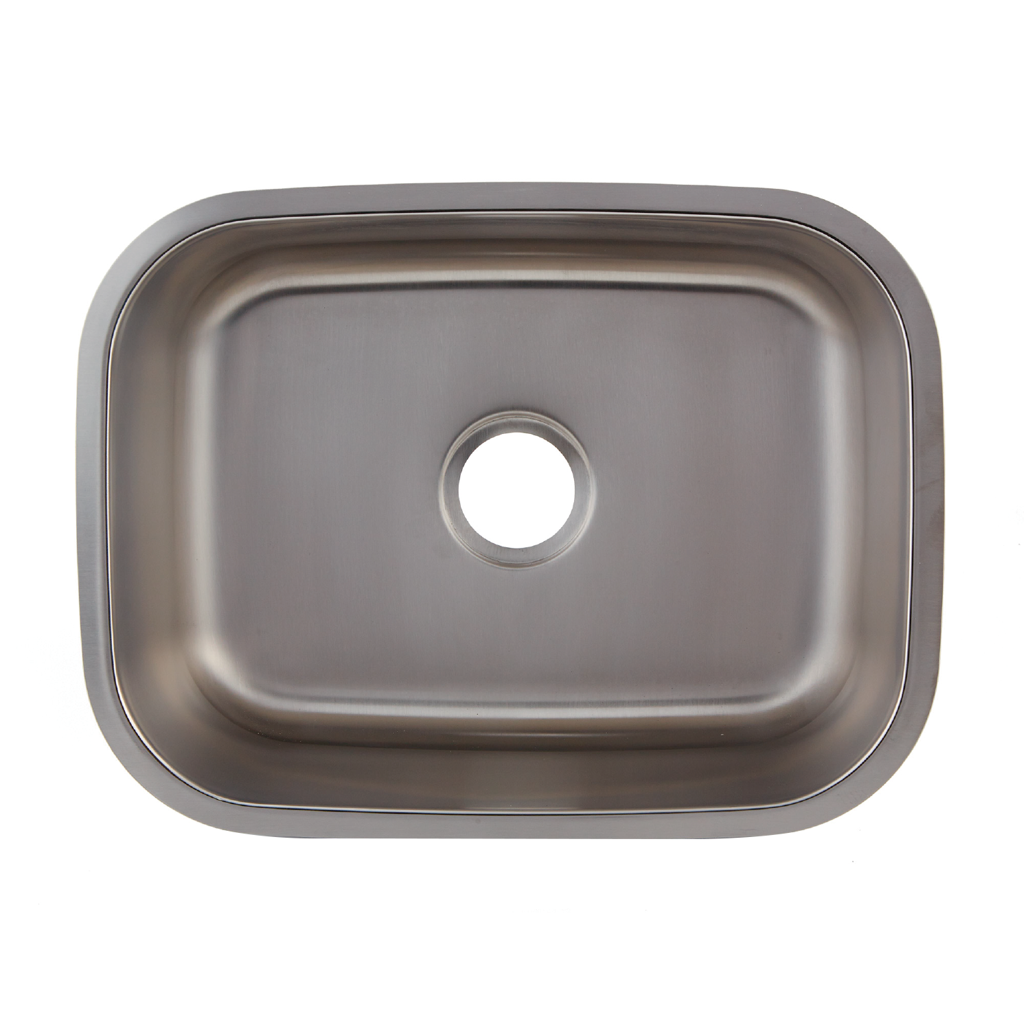DAX Single Bowl Undermount Kitchen Sink, 18 Gauge Stainless Steel, Brushed Finish, 23 x 9 x 17-4/5 Inches (KA-2317)