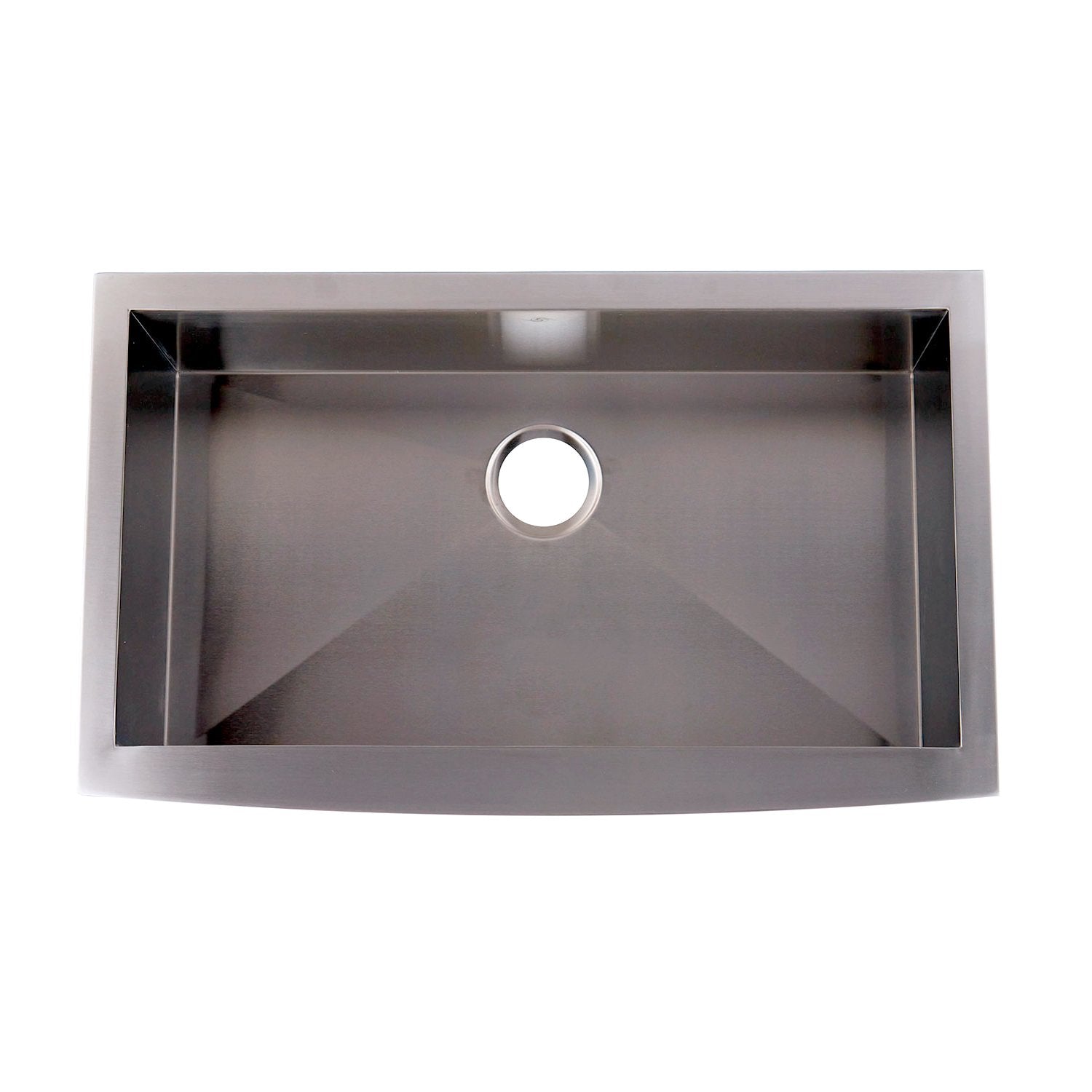 DAX Farmhouse Top Mount Kitchen Sink, 16 Gauge Stainless Steel, Brushed Finish, 35-7/8 x 20 x 10 Inches (DAX-SQ-3621)