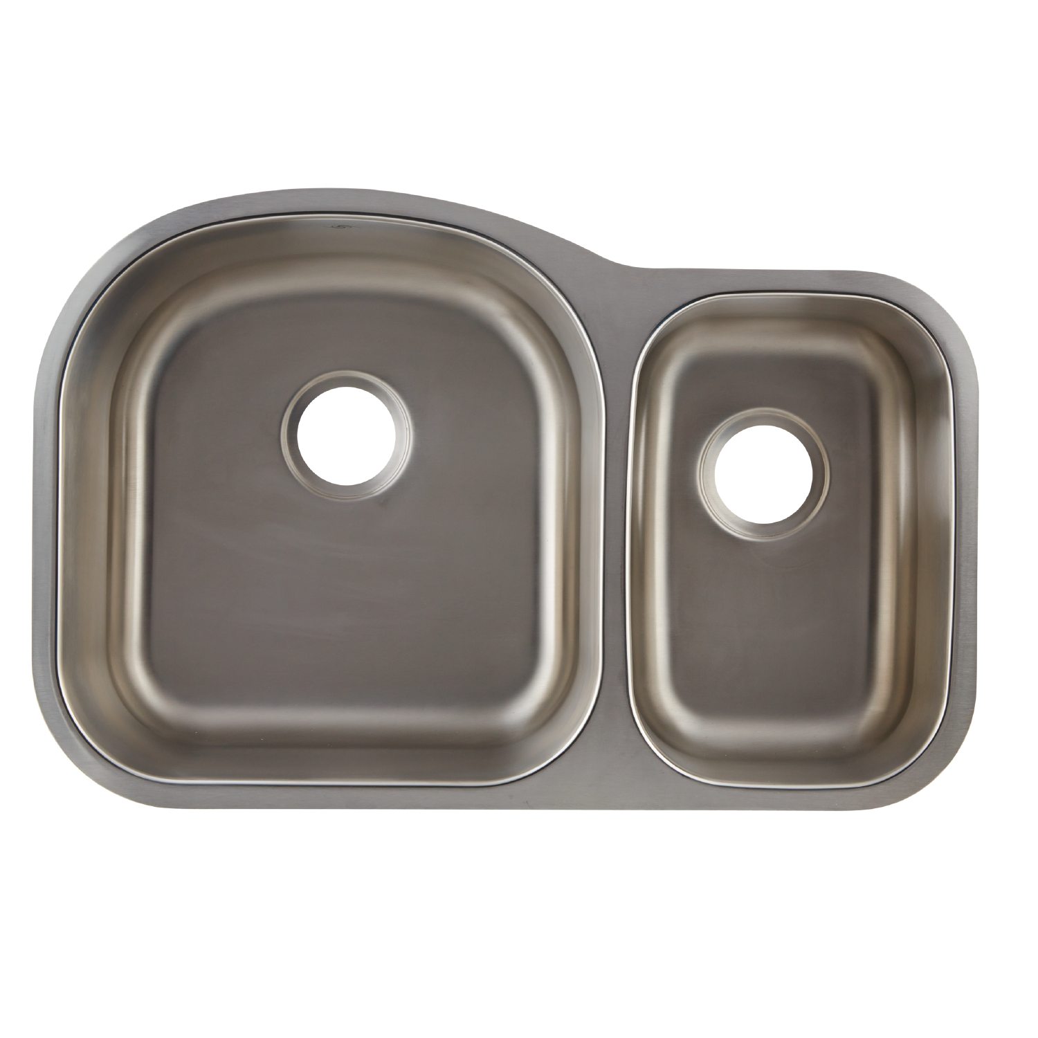 DAX 70/30 Double Bowl Undermount Kitchen Sink, 18 Gauge Stainless Steel, Brushed Finish , 31-1/2 x 9 x 20-1/2 Inches (DAX-3121L)