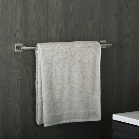 DAX Single Towel Bar, Wall Mount Stainless Steel, Satin Finish, 23-7/16 x 1-5/8 x 2-13/16 Inches (DAX-G0103-S-24)