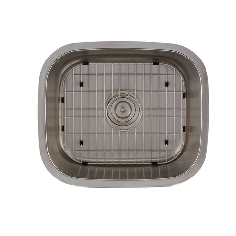 DAX Single Bowl Undermount Kitchen Sink, 18 Gauge Stainless Steel, Brushed Finish , 20-3/4 x 9 x 17-3/4  (DAX-1720)