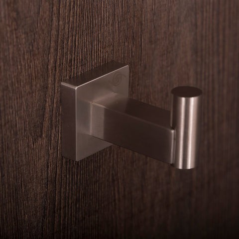 DAX Single Bathroom Hook, Wall Mount Stainless Steel, Polish Finish, 1-5/8 x 2 x 2-13/16 Inches (DAX-G0109-P)