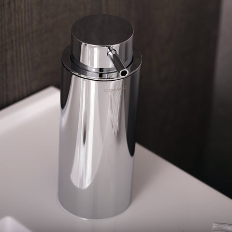 COSMIC Project Soap Dispenser, Wall Mount, Stainless Steel Body, Chrome Finish, 2-9/16 x 6-1/2 x 4-5/16 Inches (2510105)