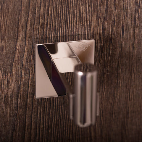 DAX Single Bathroom Hook, Wall Mount Stainless Steel, Satin Finish, 1-5/8 x 2 x 2-13/16 Inches (DAX-G0109-S)
