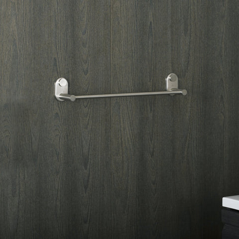 DAX Single Towel Bar, Wall Mount Stainless Steel, Polish Finish, 18 x 2-3/4 x 3-1/8 Inches (DAX-G0203-P-18)