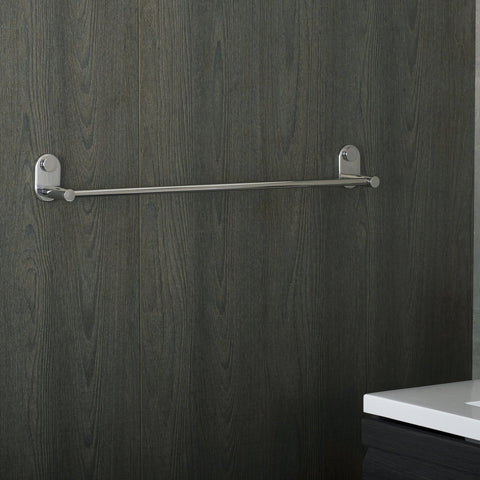 DAX Single Towel Bar, Wall Mount Stainless Steel, Satin Finish, 24 x 2-3/4 x 3-1/8 Inches (DAX-G0203-S-24)