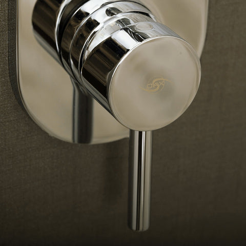 DAX Oval Shower Single Valve Trim, Brass Body, Chrome Finish (DAX-8308)