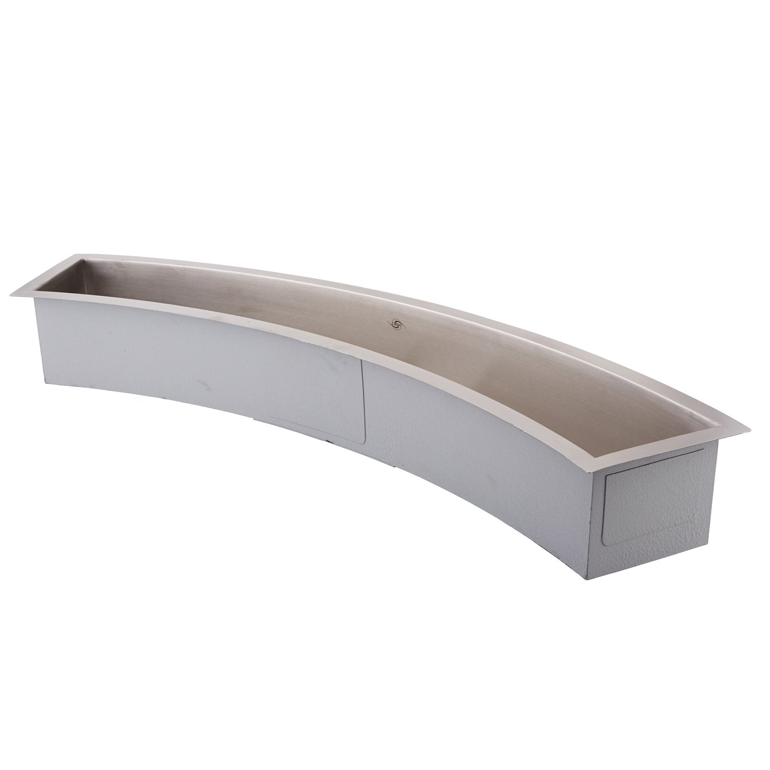 DAX Handmade Undermount Bar Sink, 16 Gauge Stainless Steel, Brushed Finish, 45 x 8-1/2 x 6 Inches (DAX-SQ-4512-C)