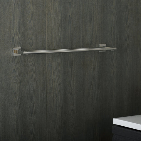 DAX Double Towel Bar, Wall Mount Stainless Steel, Satin Finish, 23-7/16 x 1-5/8 x 4-5/16 Inches (DAX-G0104-S)