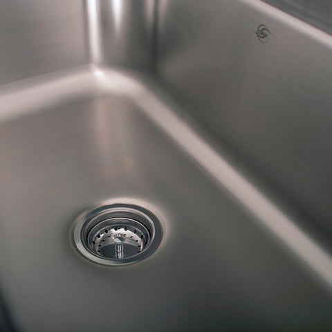 DAX Single Bowl Undermount Kitchen Sink, 18 Gauge Stainless Steel, Brushed Finish, 30-1/8 x 10 x 18 Inches (KA-3018)
