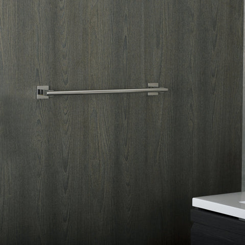 DAX Single Towel Bar, Wall Mount Stainless Steel, Satin Finish, 19-11/16 x 1-5/8 x 2-13/16 Inches (DAX-G0103-S-20)