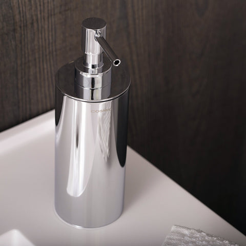 COSMIC Architect Soap Dispenser, Wall Mount, Brass Body, Chrome Finish 2-7/16 x 7-3/16 x 4-3/16 Inches (2050103)