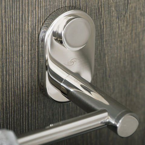 DAX Single Towel Bar, Wall Mount Stainless Steel, Satin Finish, 18 x 2-3/4 x 3-1/8 Inches (DAX-G0203-S-18)