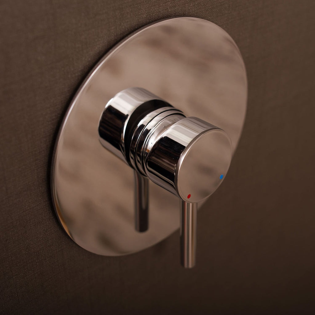 DAX Shower System, Faucet Set, with Shower and Tub Trim, Wall Mount, Brass Body, Chrome Finish (DAX-0306-CR)