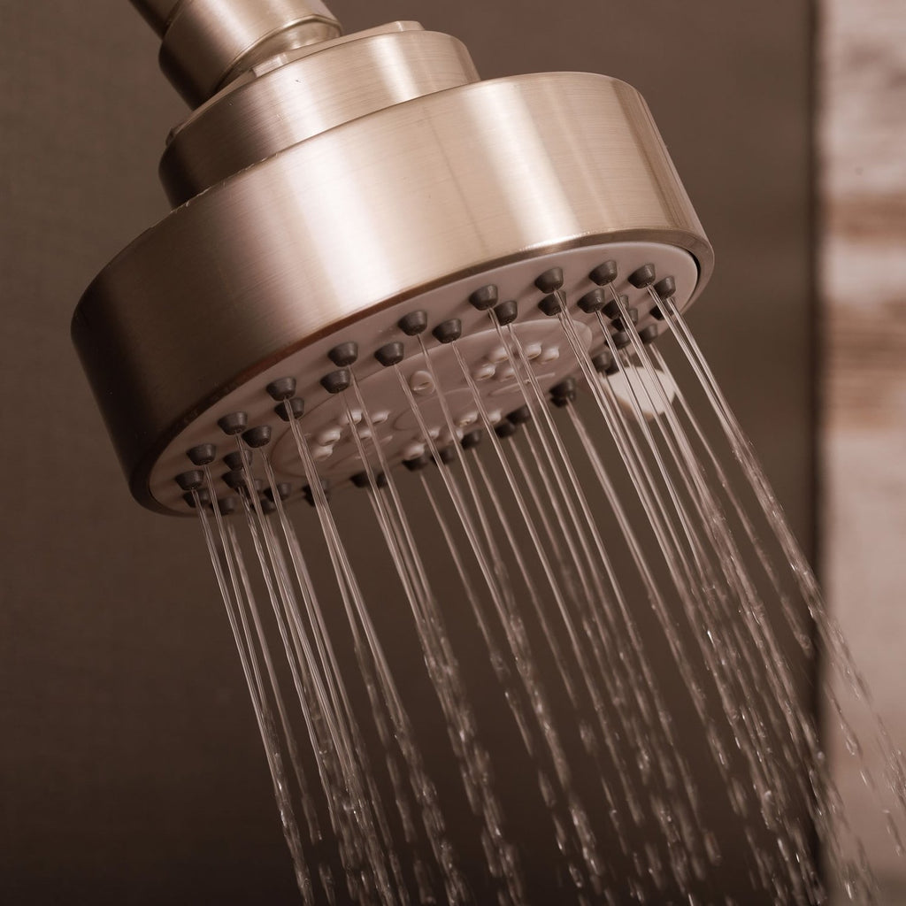 DAX Shower System, Faucet Set, with Shower and Tub Trim, Wall Mount, Brass Body, Brushed Nickel Finish (DAX-0304-BN)