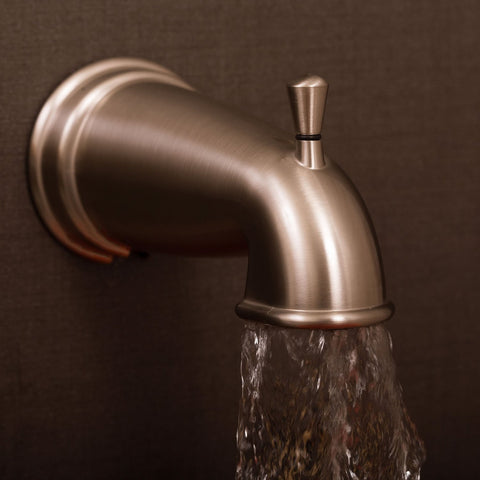 DAX Shower System, Faucet Set, with Shower and Tub Trim, Wall Mount, Brass Body, Brushed Nickel Finish (DAX-0306-BN)