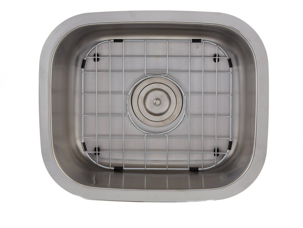 DAX Single Bowl Undermount Kitchen Sink, 18 Gauge Stainless Steel, Brushed Finish , 18 x 7 x 15 (DAX-1815)