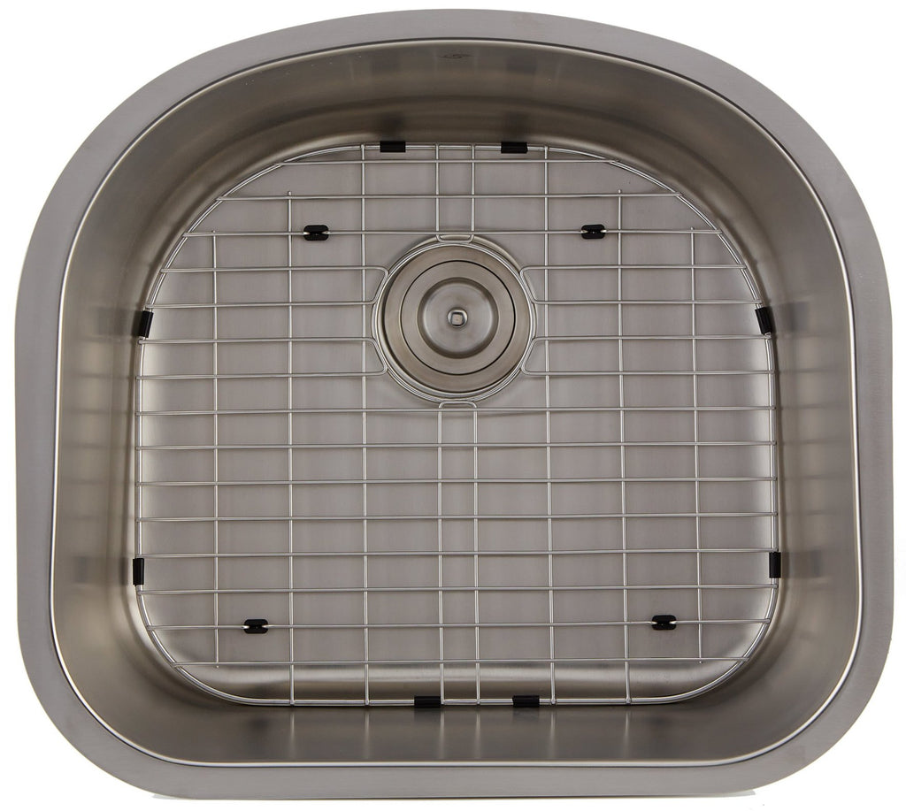 DAX Single Bowl Undermount Kitchen Sink, 18 Gauge Stainless Steel, Brushed Finish , 23-1/4 x 9 x 20-3/4 Inches (DAX-2321)