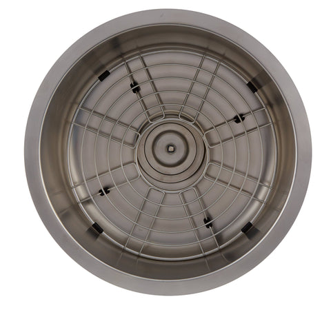 DAX Single Bowl Undermount Kitchen Sink, 18 Gauge Stainless Steel, Brushed Finish , 17-3/4 x 7-3/4 x 15-3/8 Inches (DAX-415)