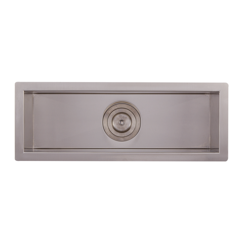 DAX Handmade Top Mount Bar Sink, 16 Gauge Stainless Steel, Brushed Finish, 23 x 8-1/2 x 6 Inches (DAX-SQ-2385)